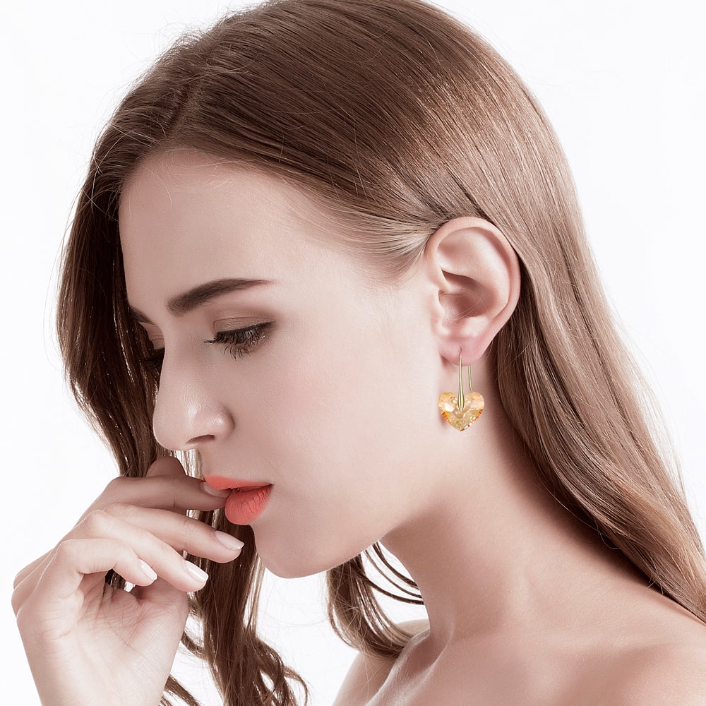 Swarovski Crystal Drop Earrings Jewelry