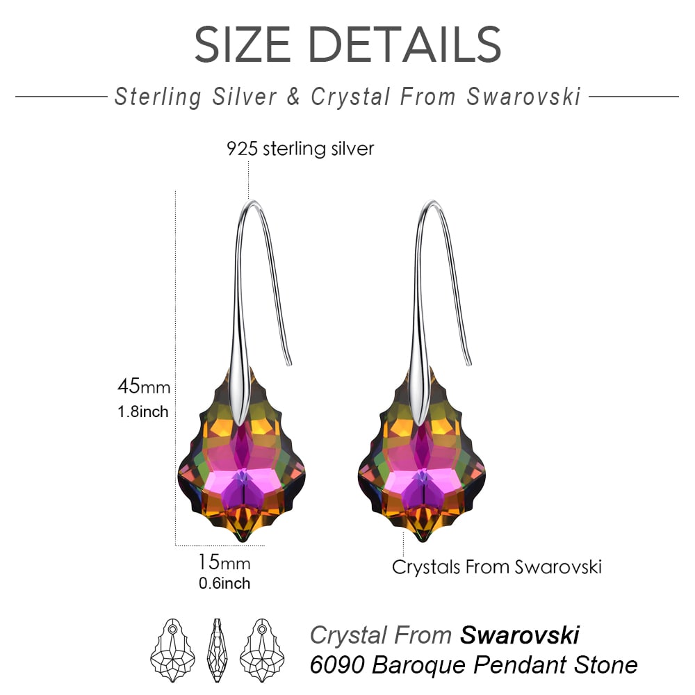 Swarovski Crystal Drop Earrings Jewelry