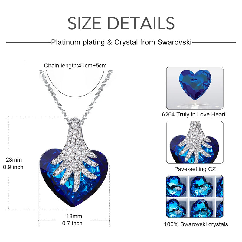 Brilliant Love Crystal Necklace Gift