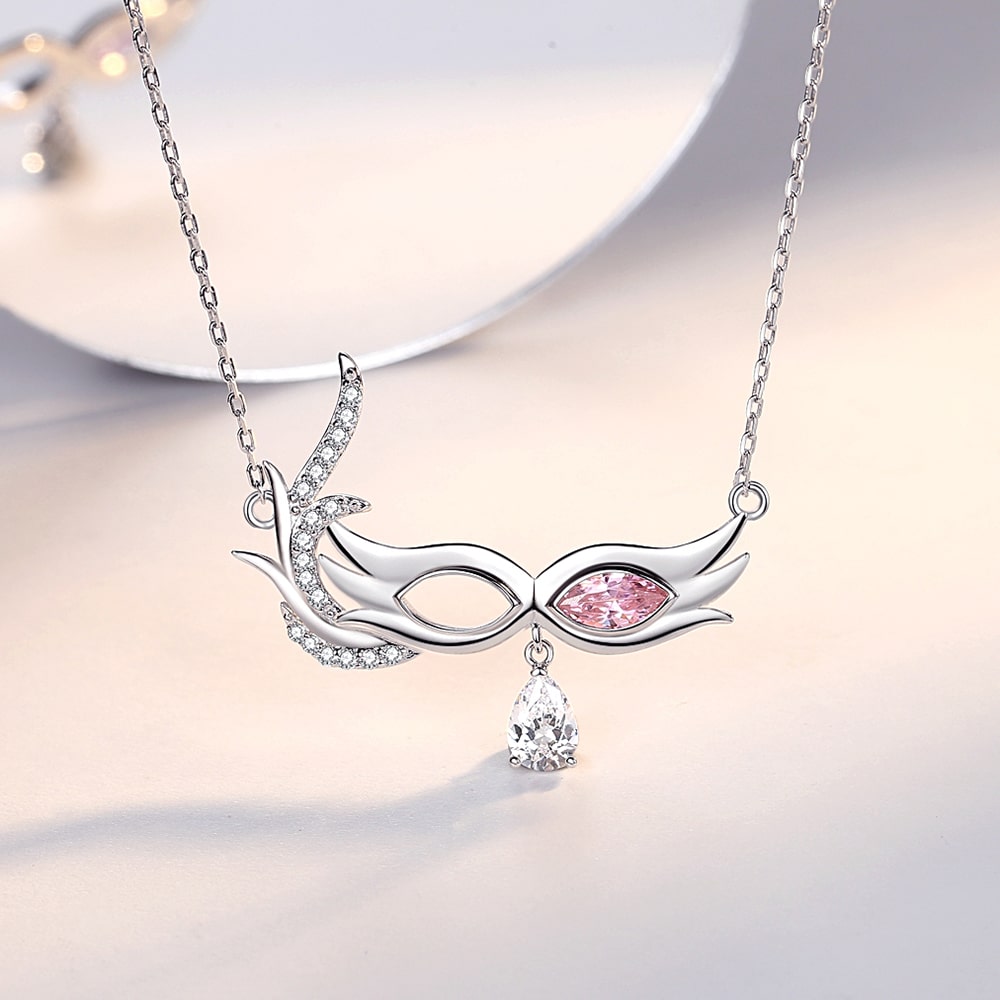 Mysterious Mask Necklace Jewelry