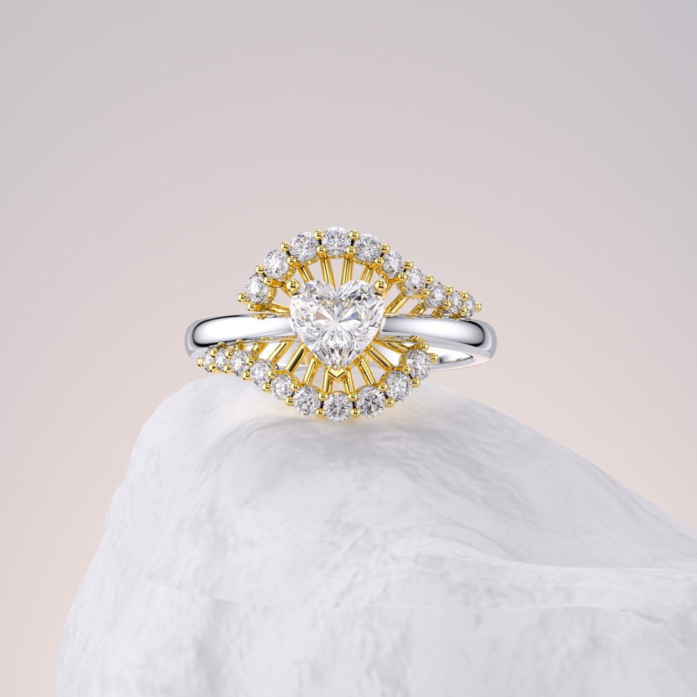 "Light Of Love" Women's Heart Ring Jewelry