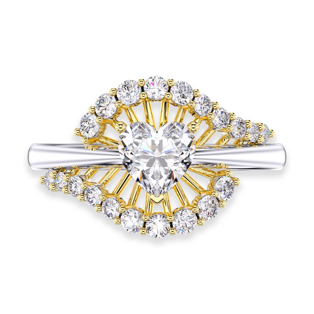 "Light Of Love" Women's Heart Ring Jewelry