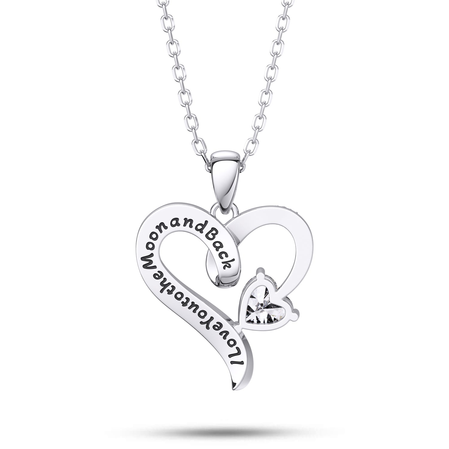 Regalo de joyería de collar de amor de oro