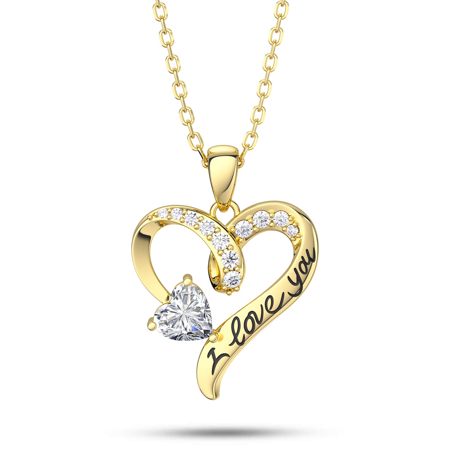 I Love You Necklace Gift