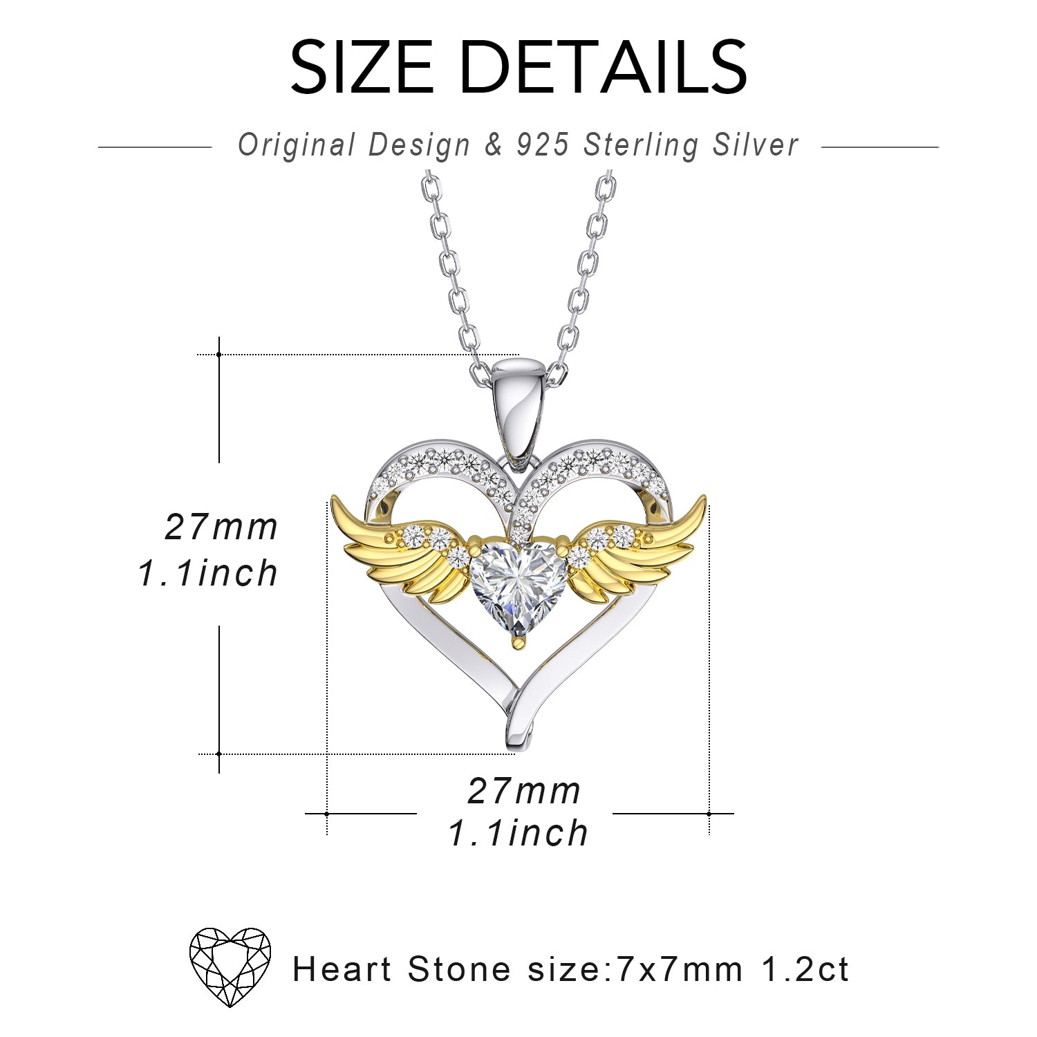 Angel Wings Love Necklace Gift