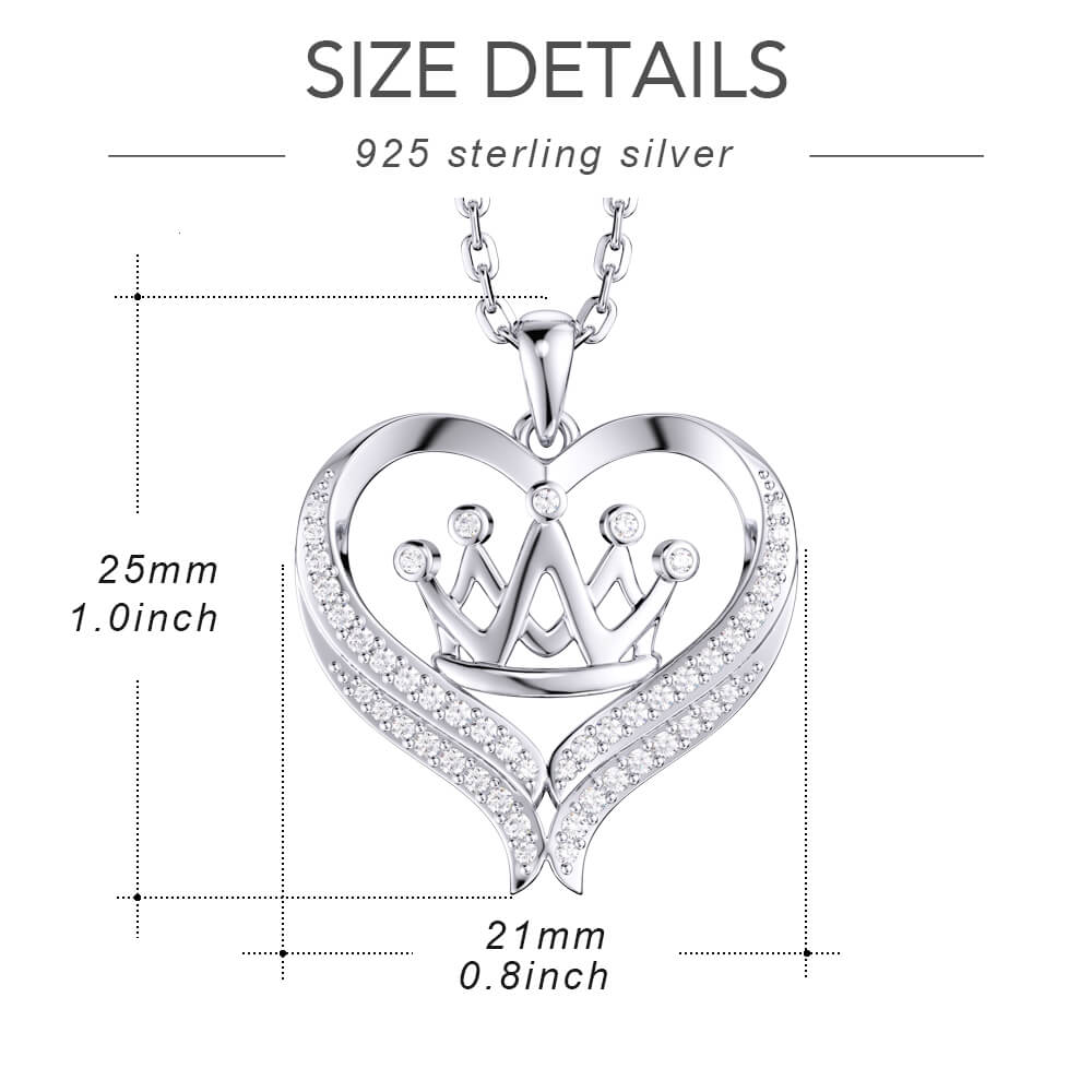 Love Crown Necklace Jewelry