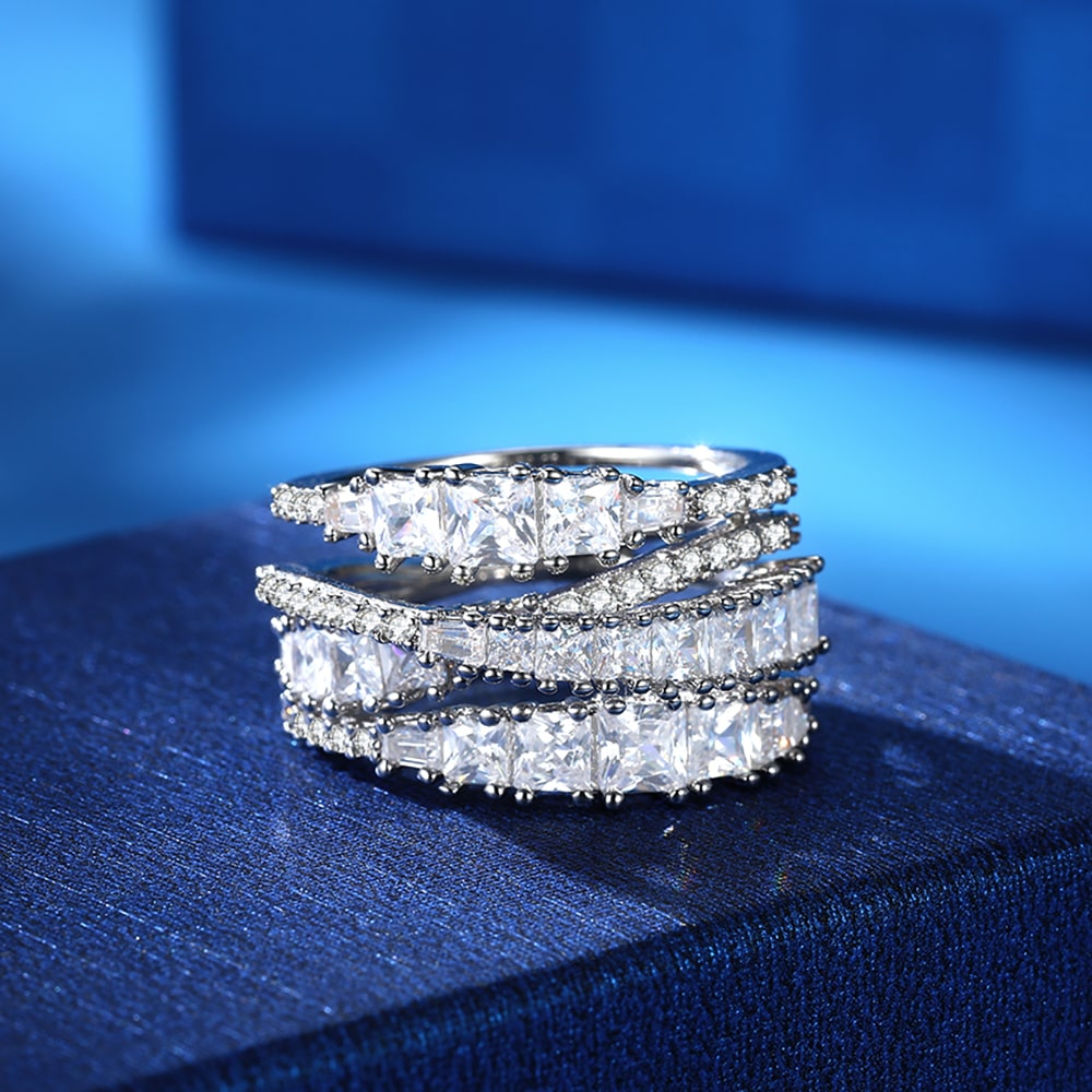 Luxury Helix Rings For Women Jewelry Gift - Rings - Taanaa Jewelry