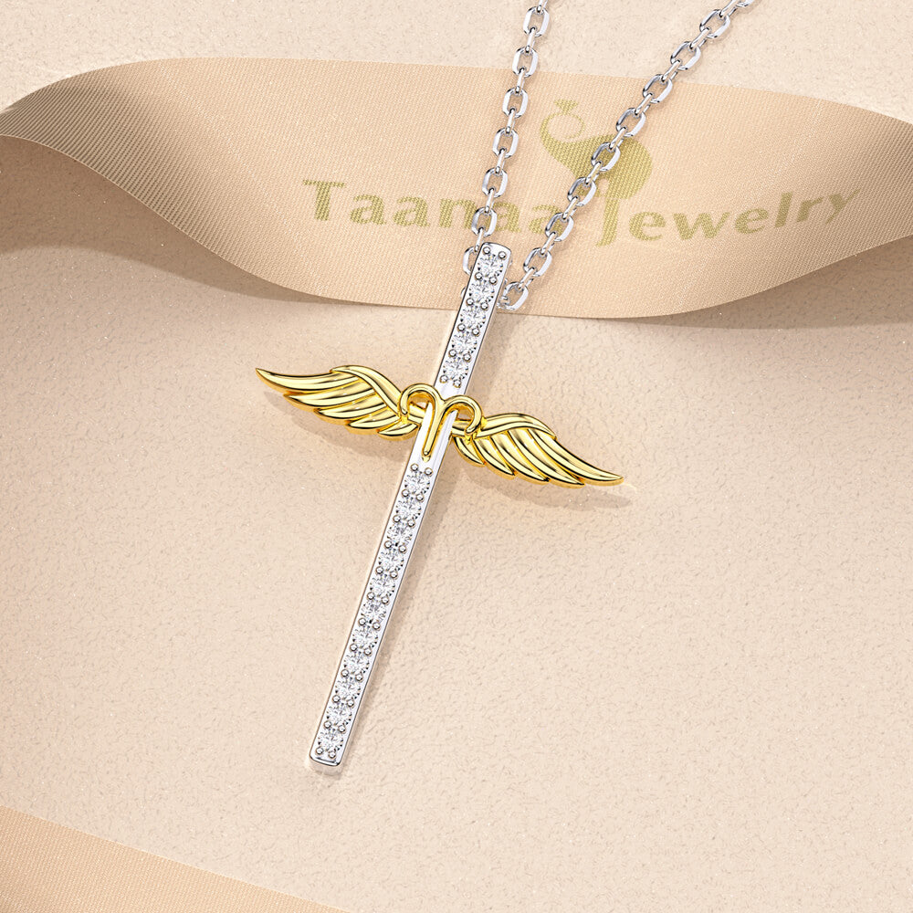 Constellation Zodiac Cross Necklace - Pendant Necklace - Taanaa Jewelry