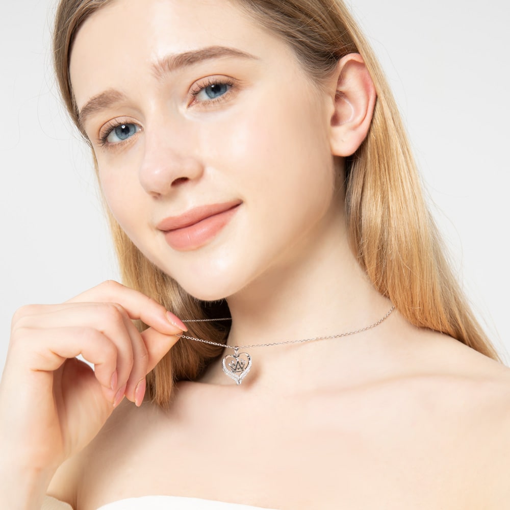 Love Crown Necklace Jewelry