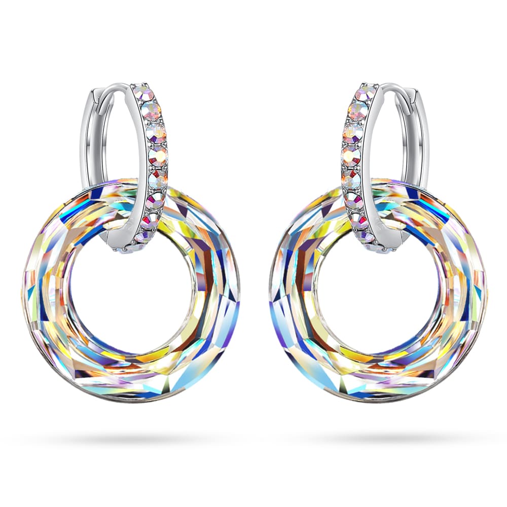 Cosmic Ring Crystal Earrings Jewelry