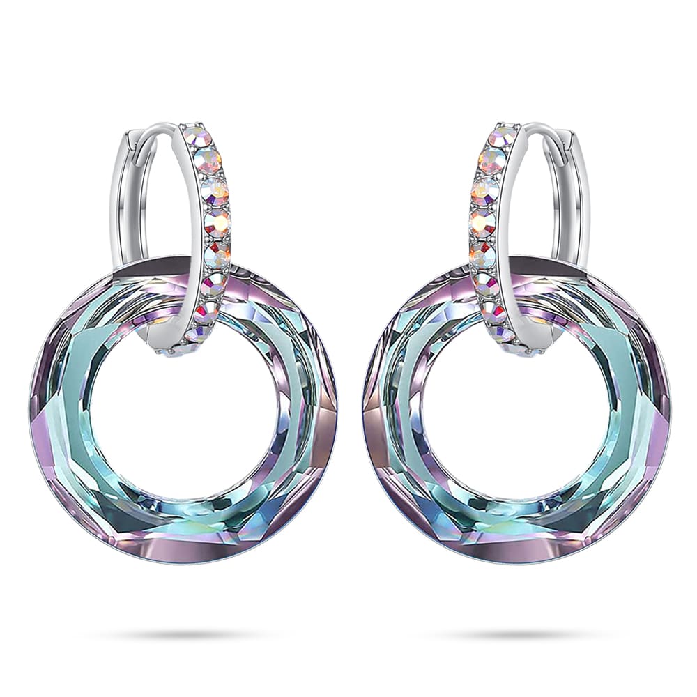 Cosmic Ring Crystal Earrings Jewelry
