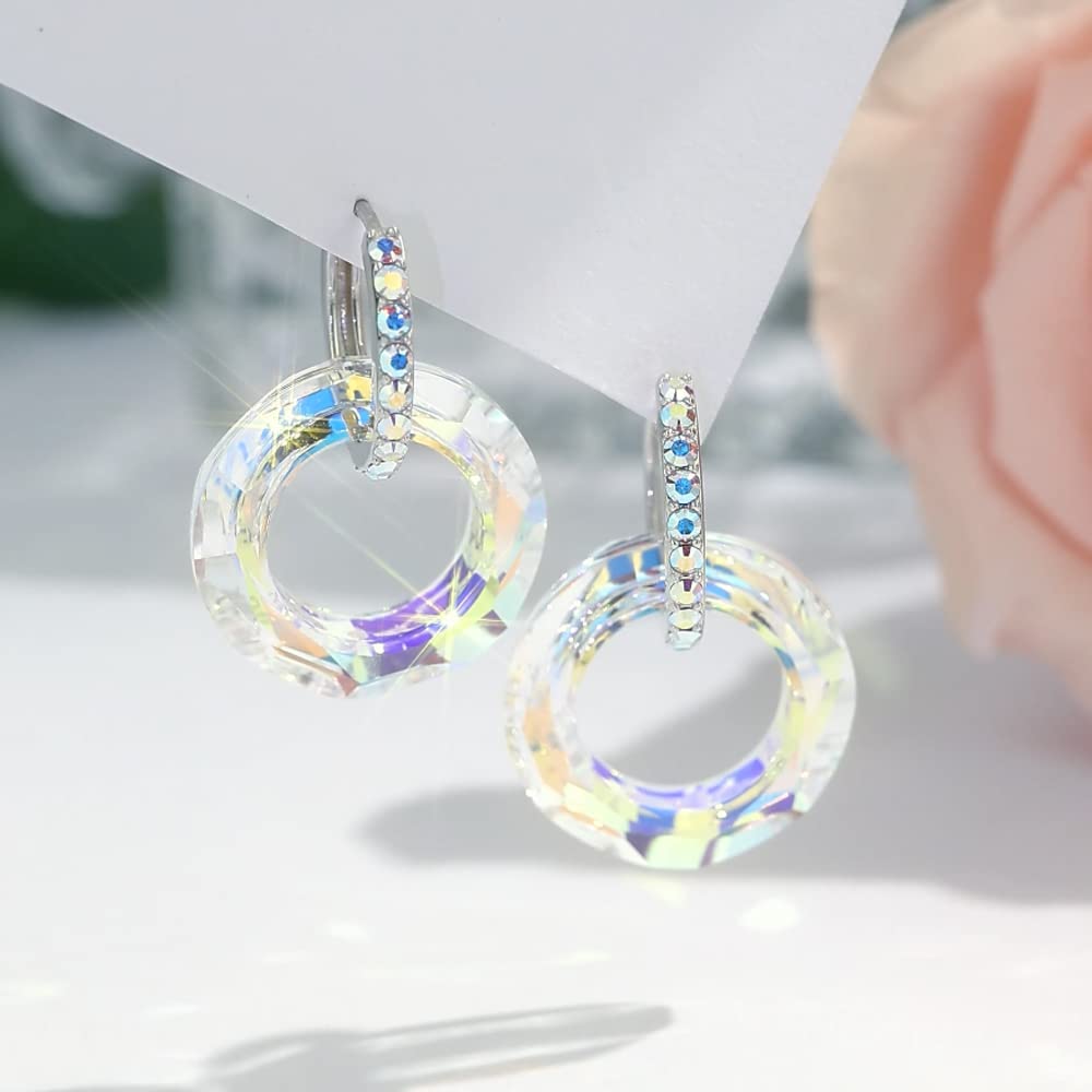 Cosmic Ring Crystal Earrings Jewelry