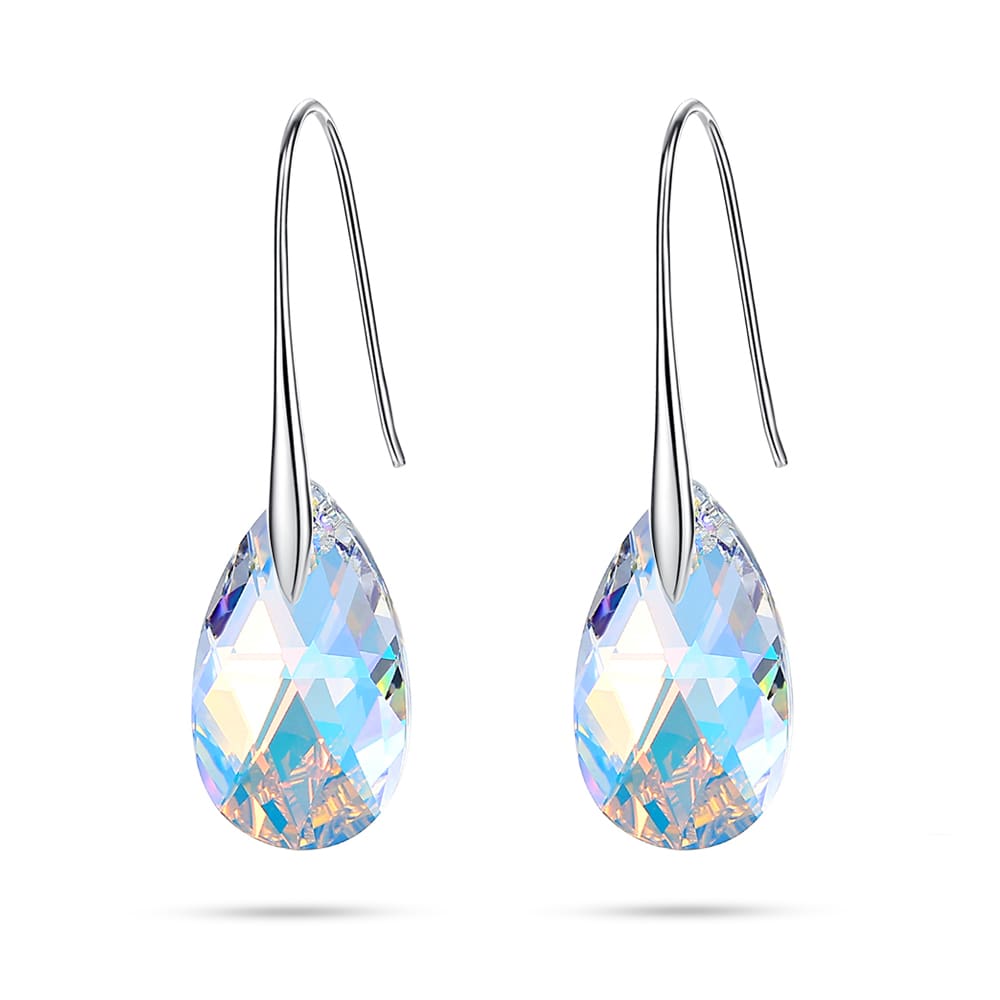 Pear-shaped Crystal Earrings Jewelry
