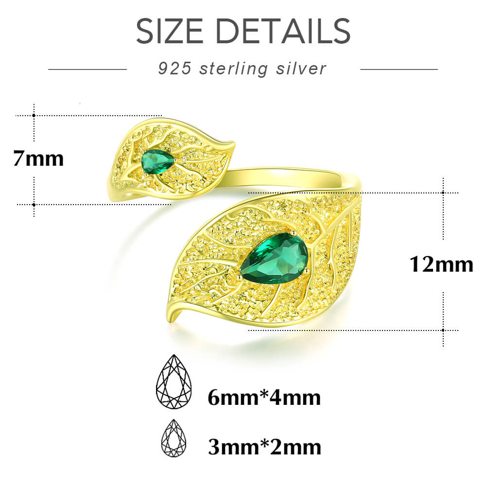 Calla Lily Open Ring Jelwery