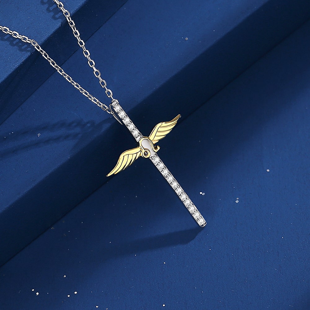 Constellation Zodiac Cross Necklace - Pendant Necklace - Taanaa Jewelry