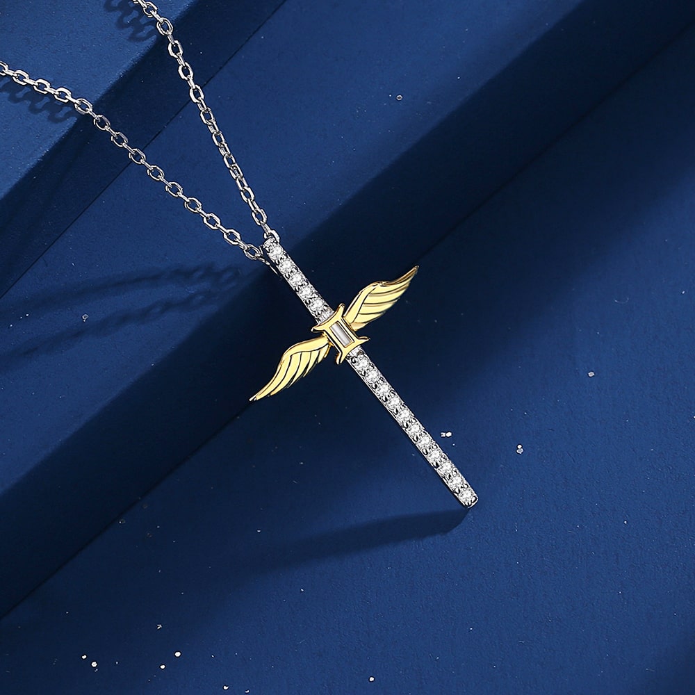 Constellation Zodiac Cross Necklace - Pendant Necklace - Taanaa Jewelry