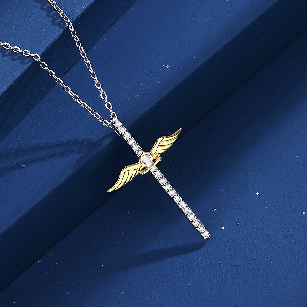 Constellation Zodiac Cross Necklace - Pendant Necklace - Taanaa Jewelry