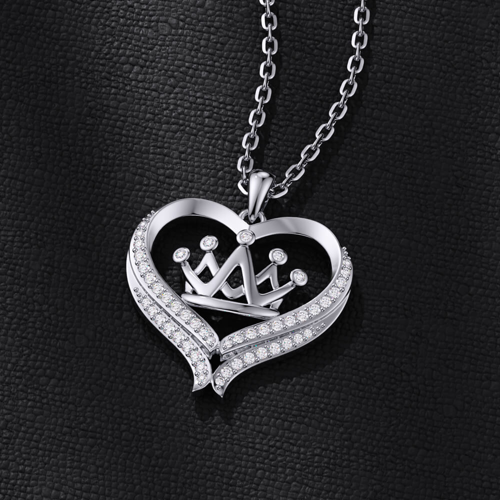 Love Crown Necklace Jewelry