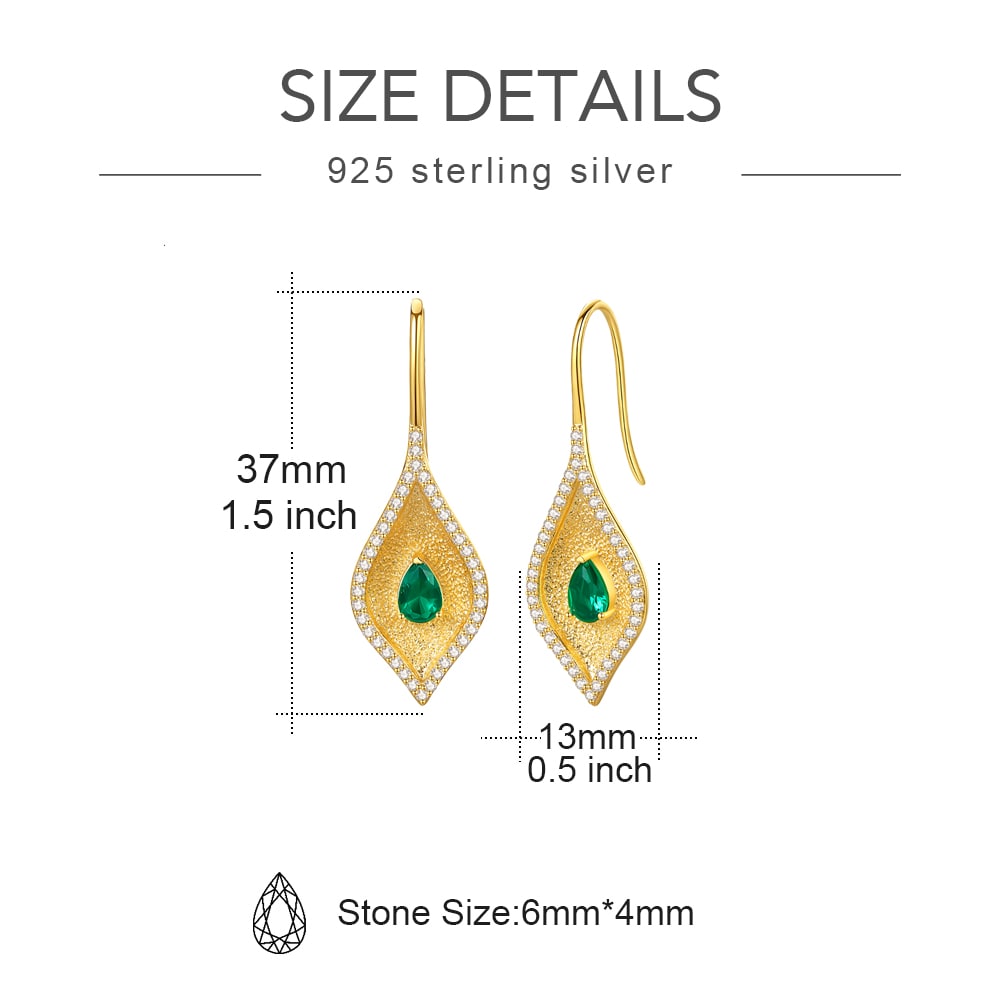 Gold Calla Lily Earrings Jewelry