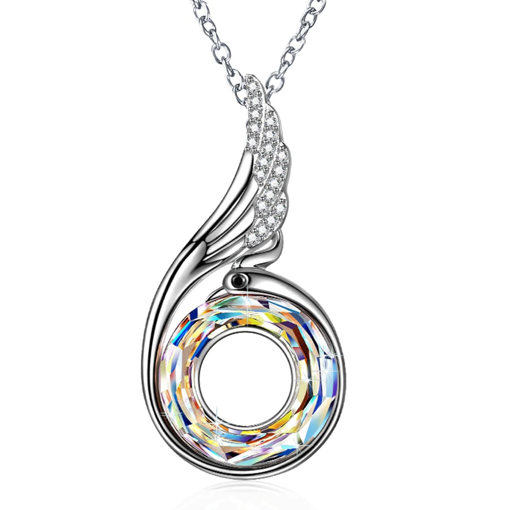 Collar con colgante de Fénix, joyería