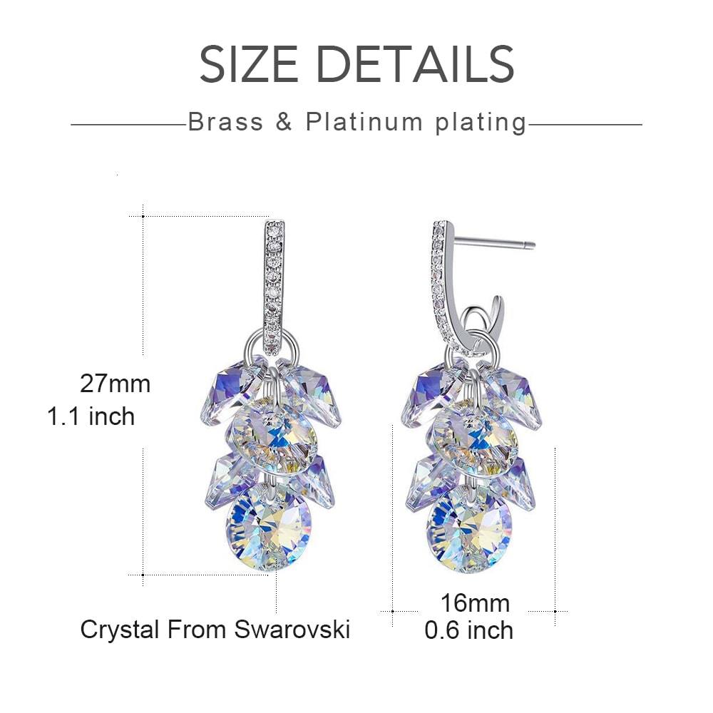 Shining Drop Earrings Handmade Jewelry - Taanaa Jewelry