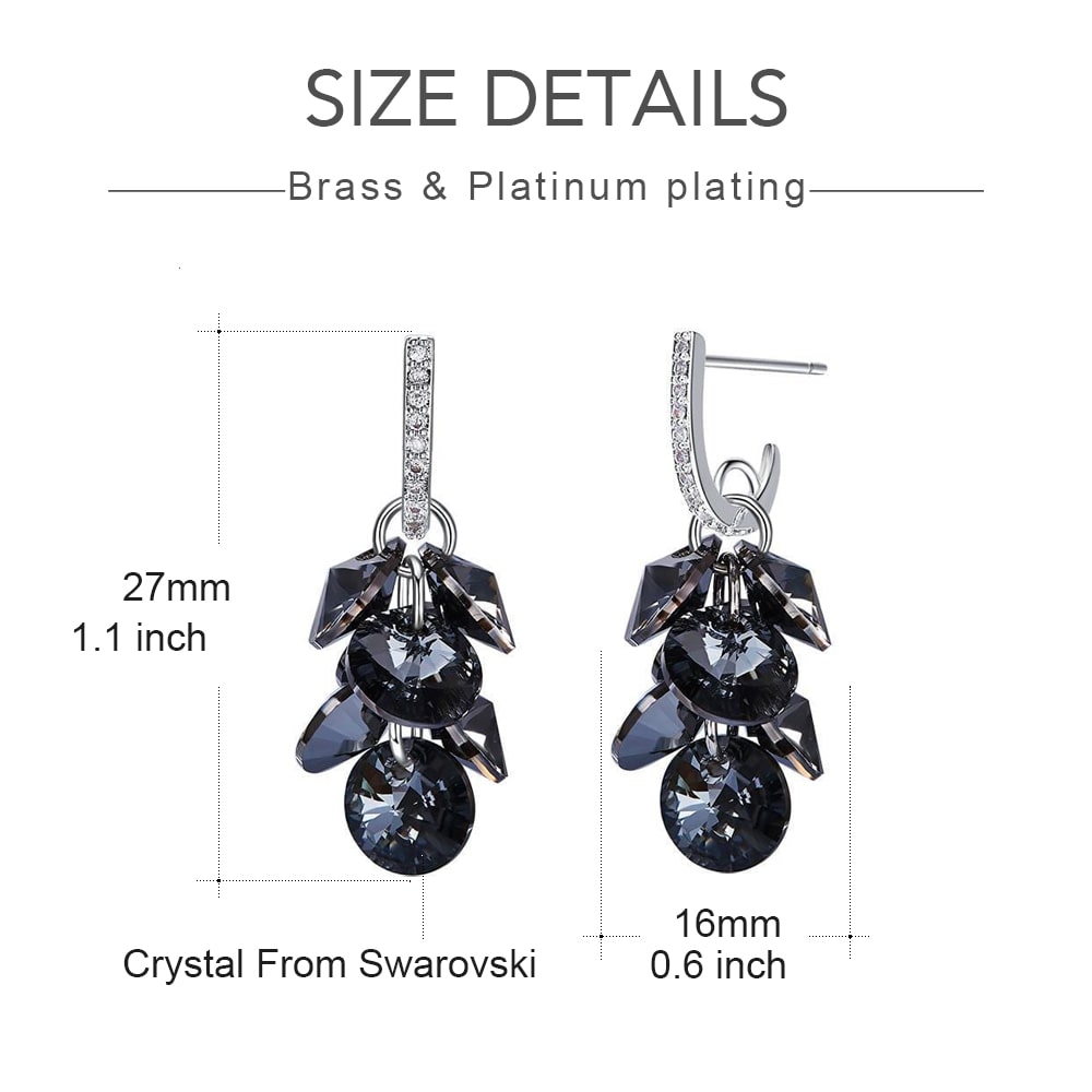 Shining Drop Earrings Handmade Jewelry - Taanaa Jewelry