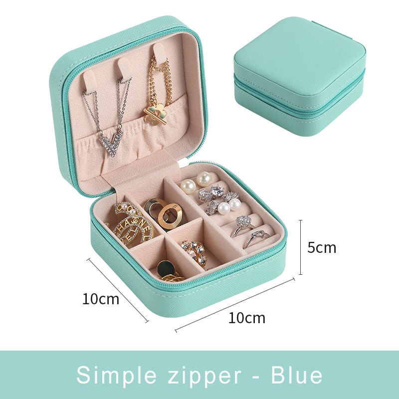 Pu Jewelry Organizer Display Travel Jewelry Case Boxes - Jewelry Box - Taanaa Jewelry