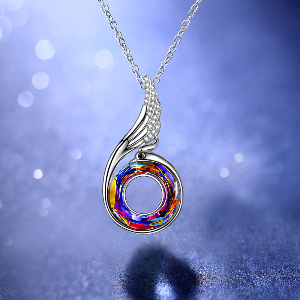 Phoenix Pendant Necklace - Pendant Necklace - Taanaa Jewelry