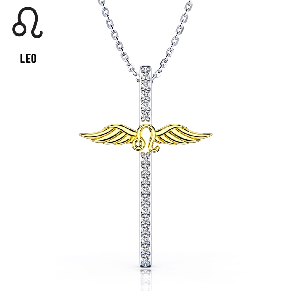 Constellation Zodiac Cross Necklace - Pendant Necklace - Taanaa Jewelry