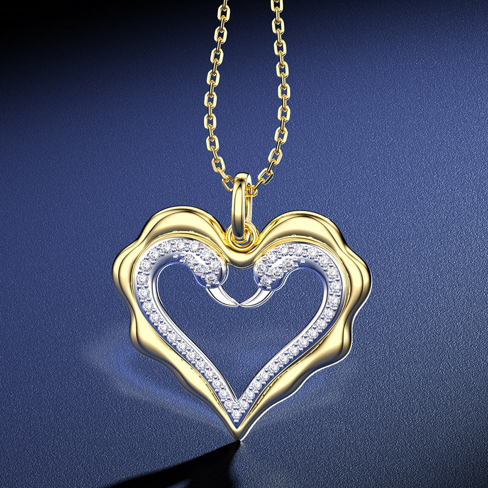 Love Swan Necklace Jewelry Gift - Pendant Necklace - Taanaa Jewelry
