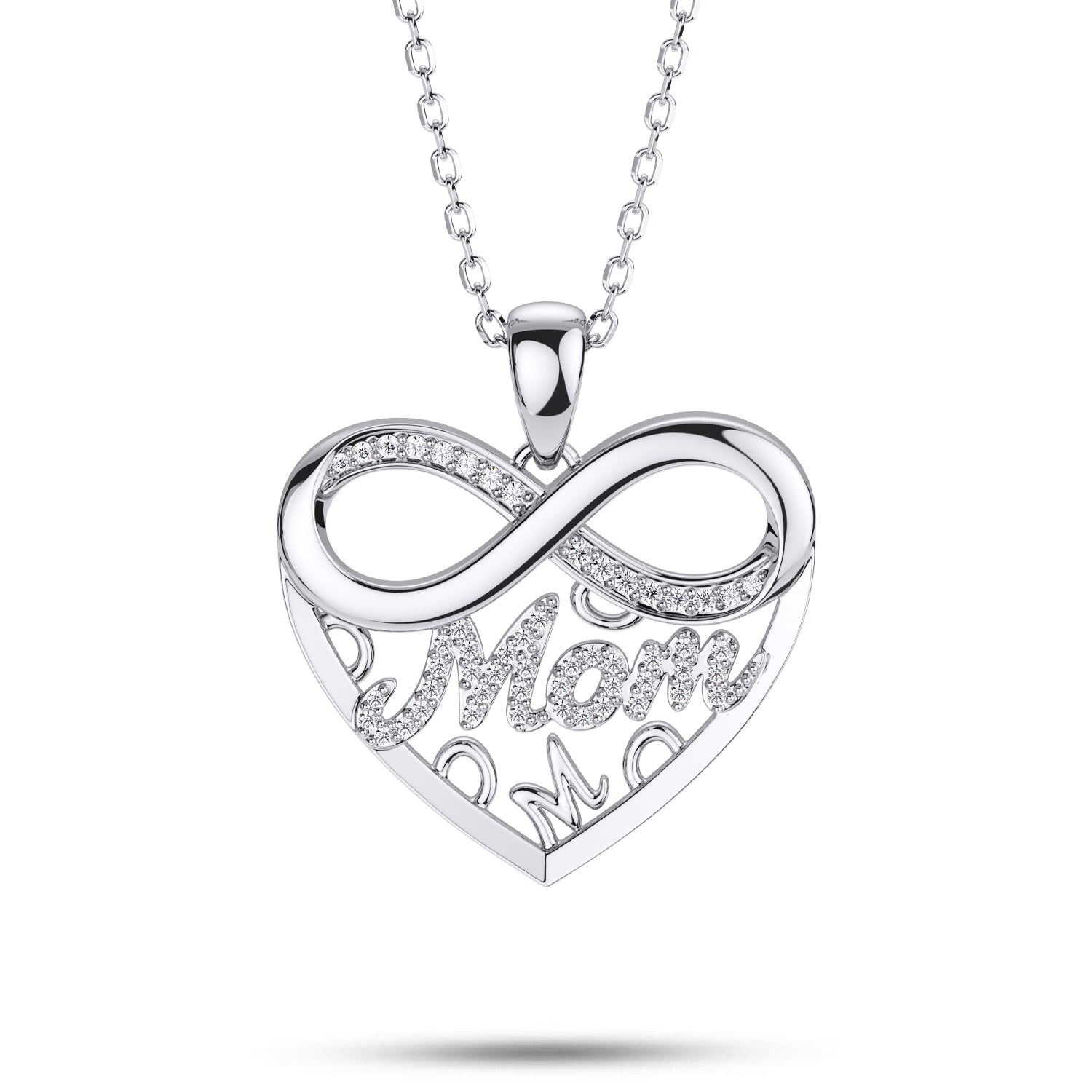 Love Mom Necklace Mother's Day Gift