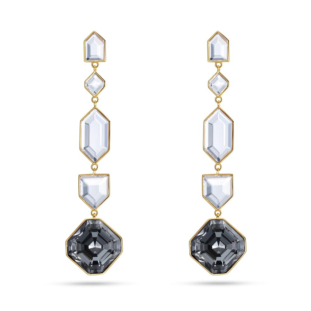 Black Hole Crystal Earrings Jewelry