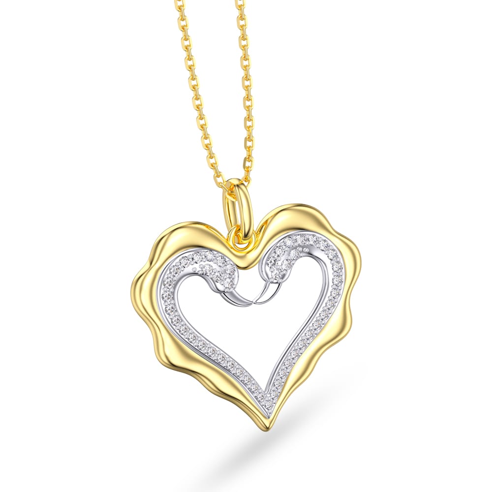 Love Swan Necklace Jewelry Gift - Pendant Necklace - Taanaa Jewelry